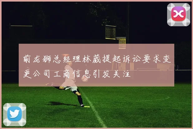 前龙狮总经理林葳提起诉讼要求变更公司工商信息引发关注